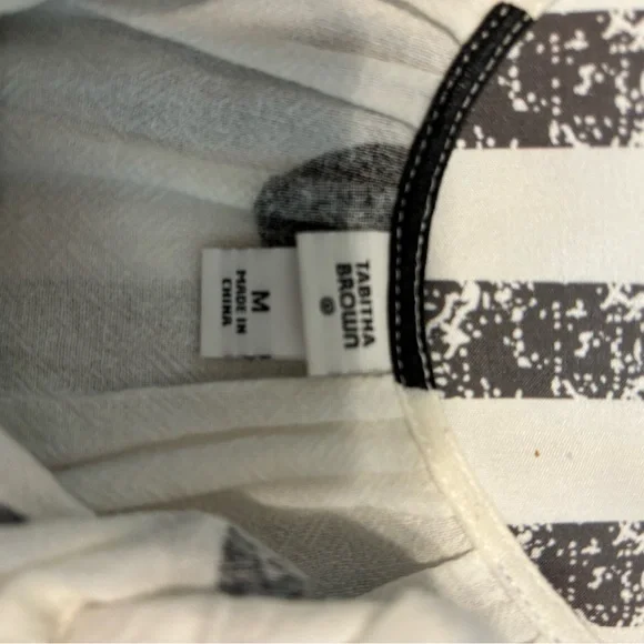 Tabitha Brown for Target Black and White scoop back dress - Picture 4 of 4